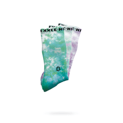 Halo Tie Dye Bundle (Pink&Green/Sea Green/Purple&Baby Blue)