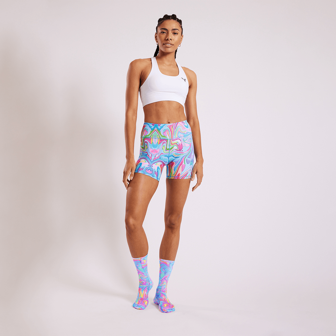 Marble Booty Shorts