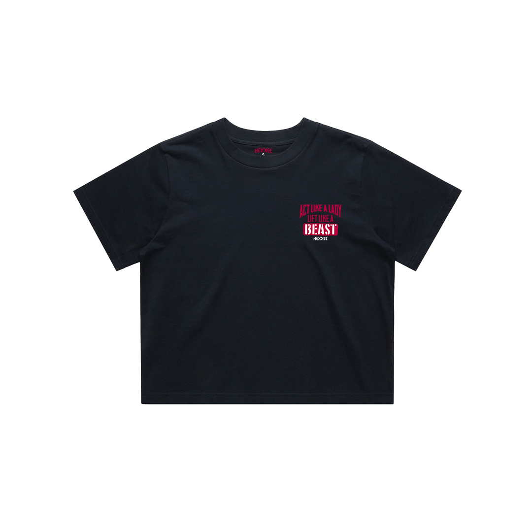 Act Like A Lady - Crop Tee