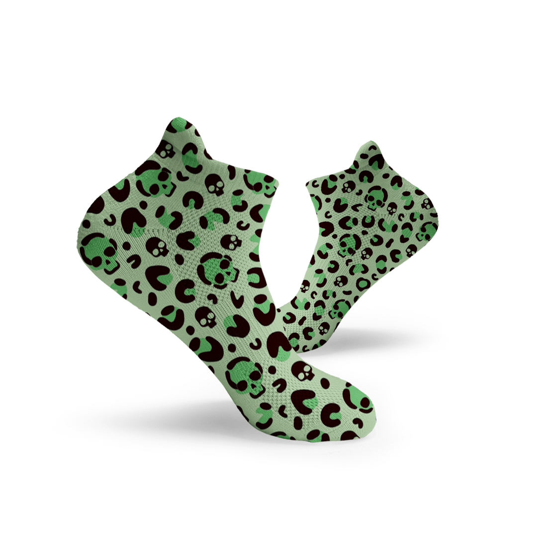 Leopard Skulls Ankle Socks