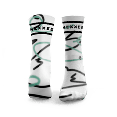 Squiggle Lines Padel Socks