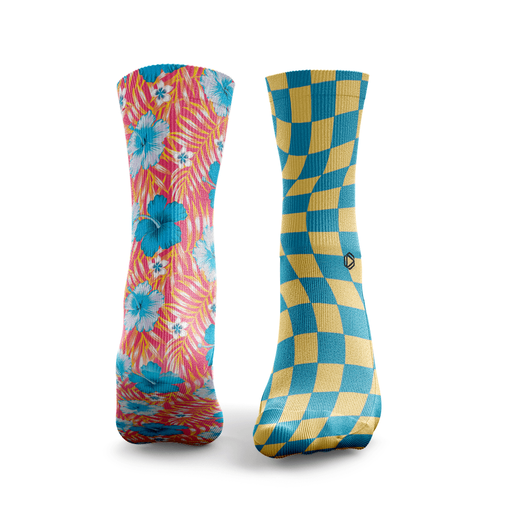 Floral Checkerwaves