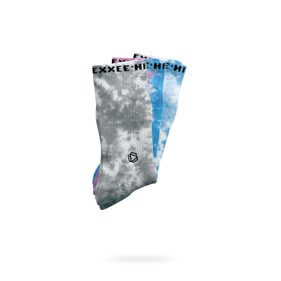 Halo Tie Dye Bundle (Ice Blast/Grey/Royal Blue)