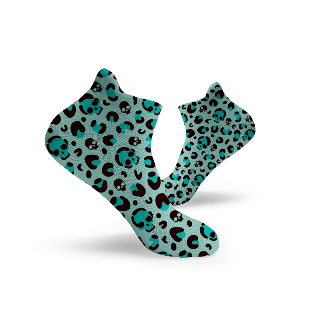 Leopard Skulls Ankle Socks