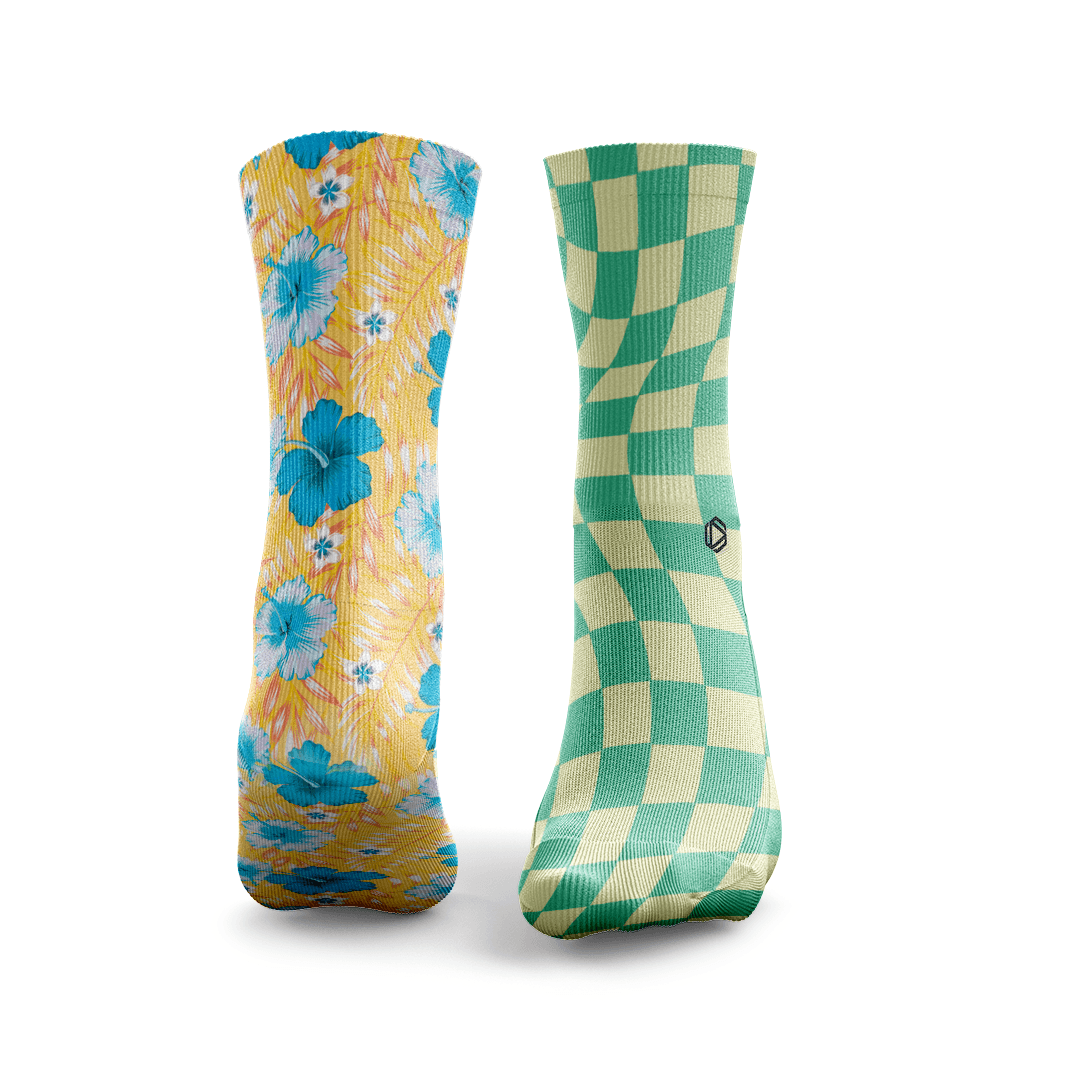 Floral Checkerwaves