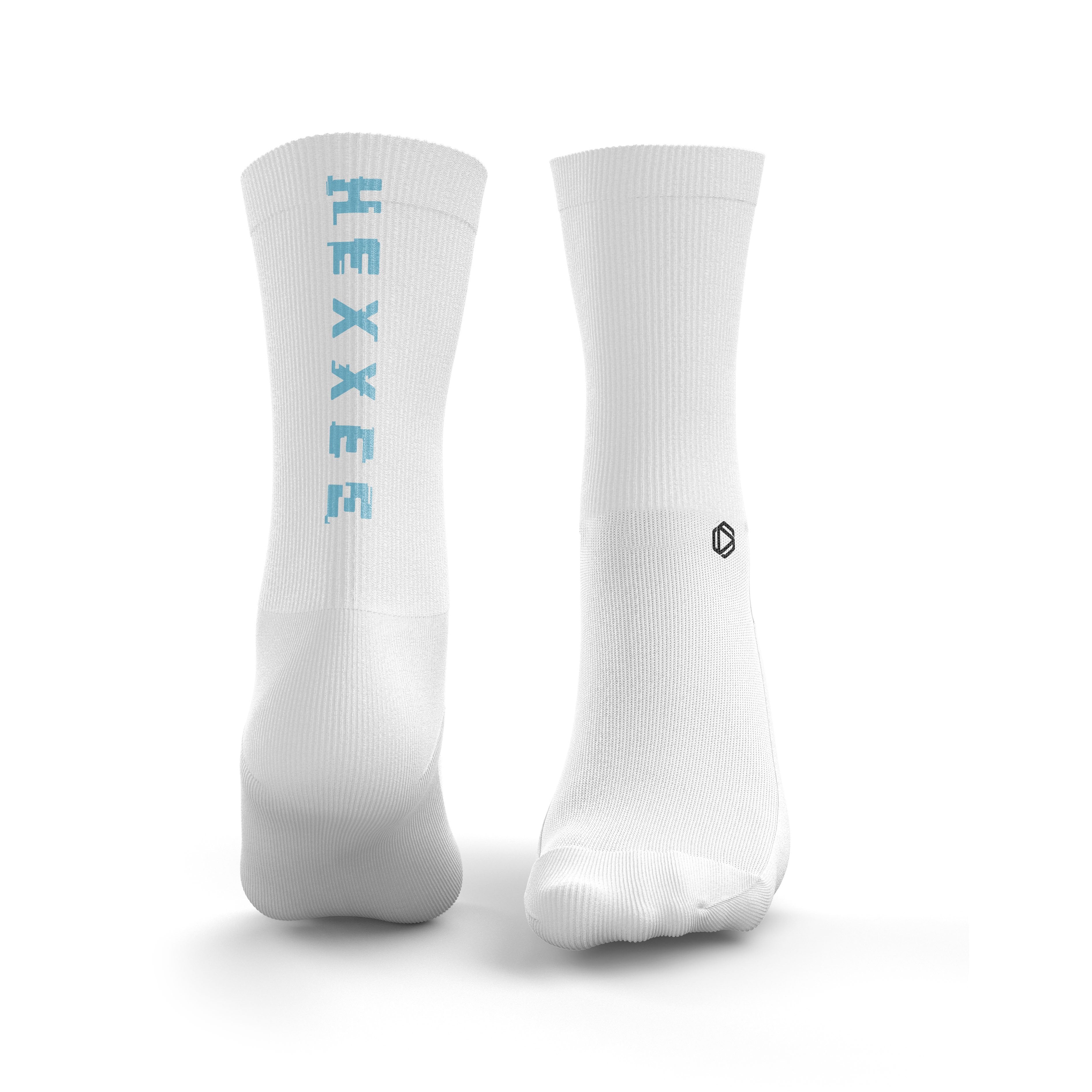 Glitch Text Socks